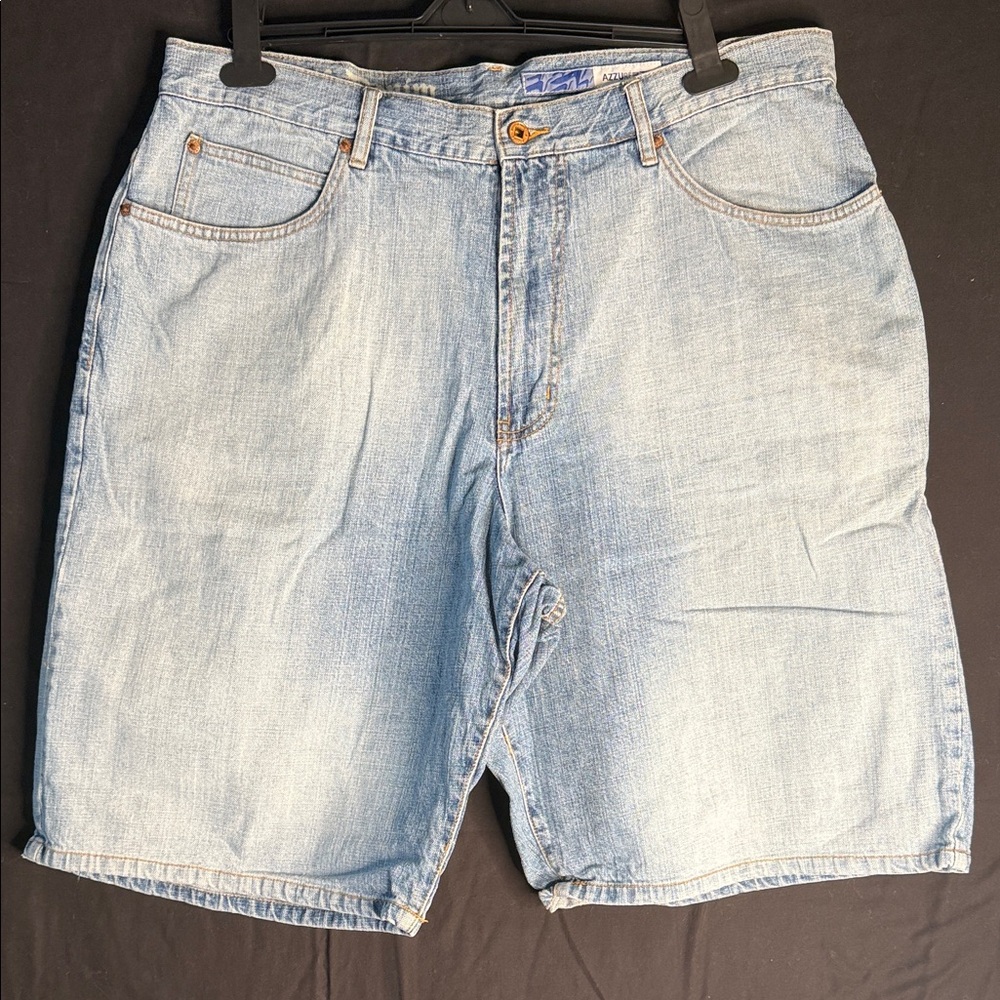 Classic Light Blue Men's Denim Shorts